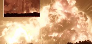 Blue Origin roketi fırlatma rampasında patladı