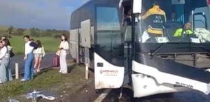 Nevşehir’de tur otobüsü kaza yaptı: 14 yaralı
