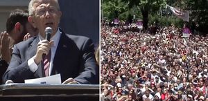Mansur Yavaş’ın zor anları Atılan slogan nedeniyle konuşamadı