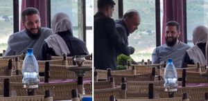 Suriye Cumhurbaşkanı Şara, eşiyle birlikte bir restoranda kahve içerken görüntülendi