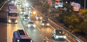 Düzce’de Bayram Dönüşü Trafik Yoğunluğu