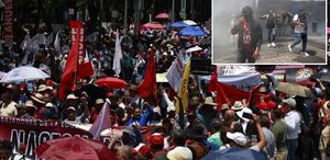 Meksika’da binlerce öğretmen çalışma koşullarını protesto için süresiz grev başlattı