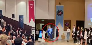 Bölüm başkanı “Diplomanızı vermiyorum“ dedi, salon karıştı