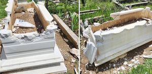 Bolu’da iki mezarın taşları kırılıp zarar verildi