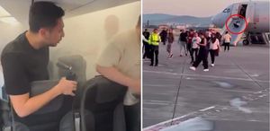 İzmir uçağında panik anları Dumanı fark edince yolcuları apar topar tahliye ettiler