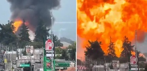 LPG yüklü 4 tanker peş peşe patladı, bölgeden 2 bin kişi tahliye edildi