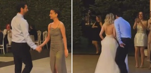 Ünlü oyuncu Aytek Şayan katıldığı düğüne dansıyla damga vurdu