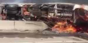 Irak’ta Kerbela ziyaretinden dönenleri taşıyan otobüste yangın çıktı: 25 ölü