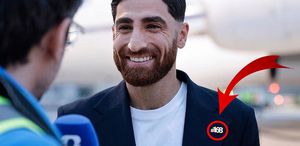 İran, Dünya Kupası için Meksika’da Yakalarındaki ’’168’’ detayı dikkat çekti
