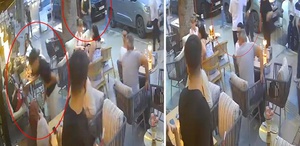 Ortaokul öğrencisi kavgada öldürüldü bıçaklandıktan sonra kafeye sığındığı anlar kamerada