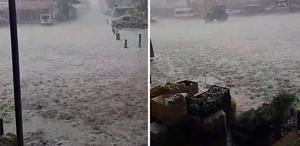 Kars’ta Dolu ve Sel Tarım Arazilerine Zarar Verdi