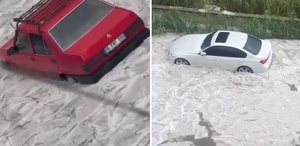 Başkenti sağanak ve dolu vurdu, yaşam durma noktasında geldi