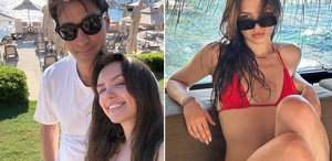 Sarp Levendoğlu ve Felicia Sağnak tatilde 16 yaş küçük sevgilisiyle aşka geldi