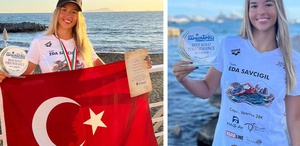 İzmirli yüzücü Eda Savcıgil’den tarihi başarı