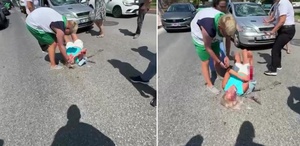 Yayaya çarpan kadın “Gözüme sinek kaçtı, görmedim“ diyerek gözyaşı döktü
