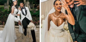 Lemina, iki çocuğunun annesi Neguesha ile 9 yıllık birliktelikten sonra evlendi