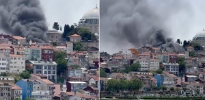 İstanbul’da büyük yangın Alevler araçlara sıçradı, dumanlar şehri kapladı
