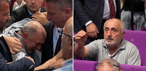 Belediye başkanına tepki gösterince yaka paça dışarı atılmıştı Yeni görüntüler çıktı
