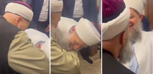 Tahliye olan Yusuf Ziya Gümüşel, Cübbeli Ahmet’in elini öptü
