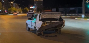 Çorum’da kazaya karışan sürücü aracını bırakıp kaçtı