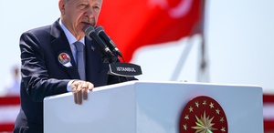 Cumhurbaşkanı Erdoğan: Türkiye, tarihinde ilk kez bir NATO ve AB üyesi ülkeye savaş gemisi ihraç etti