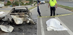 Refakatçi olarak hastaneye giderken feci son