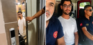 YKS’ye giden genç asansörde mahsur kaldı, imdadına itfaiye yetişti