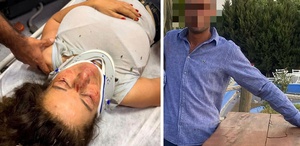 Yardım için gitti, kemerle boğulmaktan son anda kurtuldu