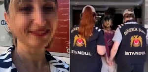 “Kapalılar imha edilsin“ diyen kadına ters kelepçe