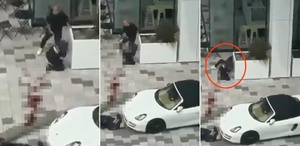 Kanada’daki silahlı saldırıda polisin bir sivili vurduğu anlar kamerada