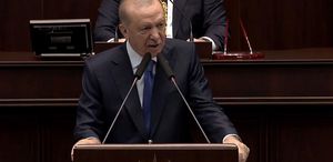 Cumhurbaşkanı Erdoğan, parti grubunda konuşuyor