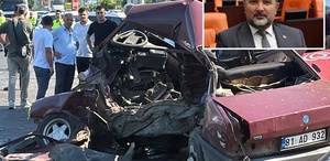 AK Parti Düzce Milletvekili Ercan Öztürk kaza yaptı: 1 ölü, 2 yaralı