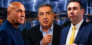 Mahmut Uslu ve Barış Göktürk, Yüksel Yıldırım ile birbirine girdi: Ağzını burnunu kırar, seni buraya gömerim