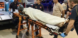 Toprak bastı geleneği kanlı bitti Hastanede yaşam savaşı veriyor