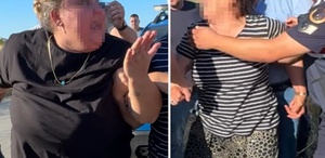 Cesedin başında gelin-kayınvalide kavgası kameraya yansıdı