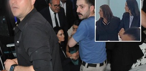 AK Parti Aydın Milletvekili Seda Sarıbaş aniden fenalaştı, Özlem Çerçioğlu bir an olsun yanında ayrılmadı