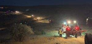 Mazıdağı’nda arazi yangını kontrol altına alındı