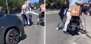 Kartal’da Yol Verme Tartışması Kavga ve Kaza ile Bitti