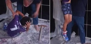 Türkiye’yi ayağa kaldıracak görüntü Savunmasız çocuğu darp etti