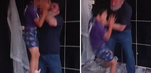 Parkta tartışan çocuğu kazmayla dövdü