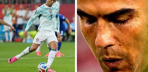 Cristiano Ronaldo’nun penaltı kullandığı anda ağzından çıkan kelimeye dikkat