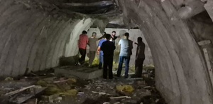 Yıkılan işhanının altından 2’nci Dünya Savaşı’ndan kalma sığınak çıktı