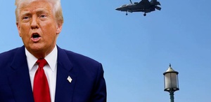 Beyaz Saray çevresinde gizemli anlar F-35 havada bekledi
