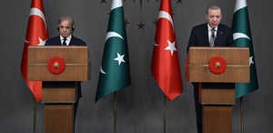 Cumhurbaşkanı Erdoğan, Pakistan Başbakanı Şerif kabul etti