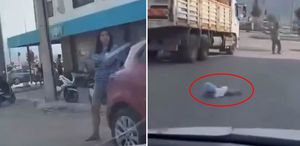 Böyle vicdansızlık olur mu Tartışma yaşayıp minik bebeklerini yol ortasına attılar