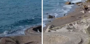 Zonguldak’ta kıyıya askeri amaçlı olduğu değerlendirilen İHA vurdu