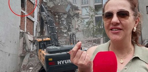 Kontrollü yıkımda bitişikteki binaya hasar verildi: Geldim, banyo yerinde yok