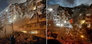 Gece yarısı Kiev’e füze yağdı 3 kişi öldü, 7 kişi yaralandı