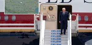 Trump’ın Ankara uçuşunu 100 binden fazla kişi takip etti