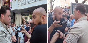 Özgür Özel’in korumasından gazetecilere peş peşe fiziki müdahale